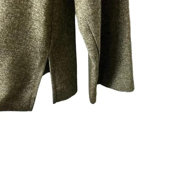 Y2K, LINDOR blazer,women size  12. Green/grey,hi-lo,button closure,shirt collar, - Picture 10 of 16